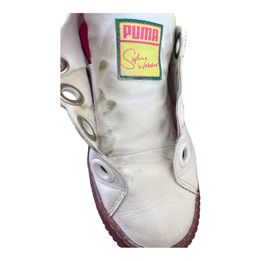 Puma x Sophia Webster Womens Platform Candy Princess White Leather Sneakers 7.5 - Picture 9 of 14